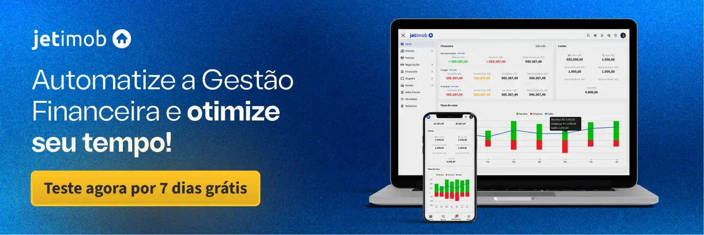 Imagem da gestão financeira da Jetimob.