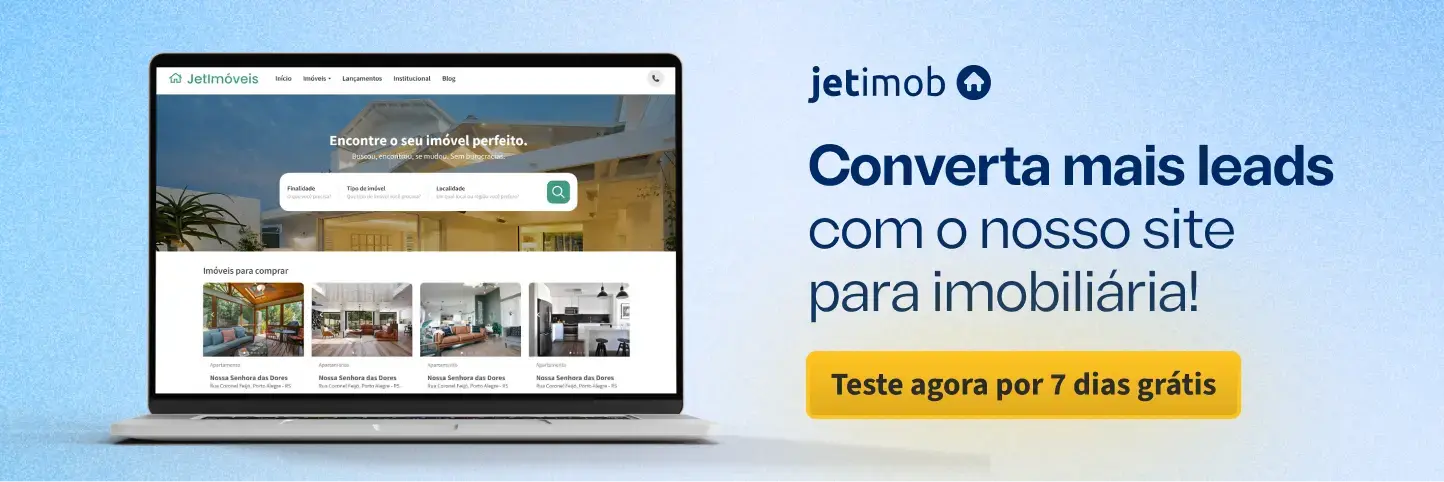 Imagem do site imobiliário da Jetimob.